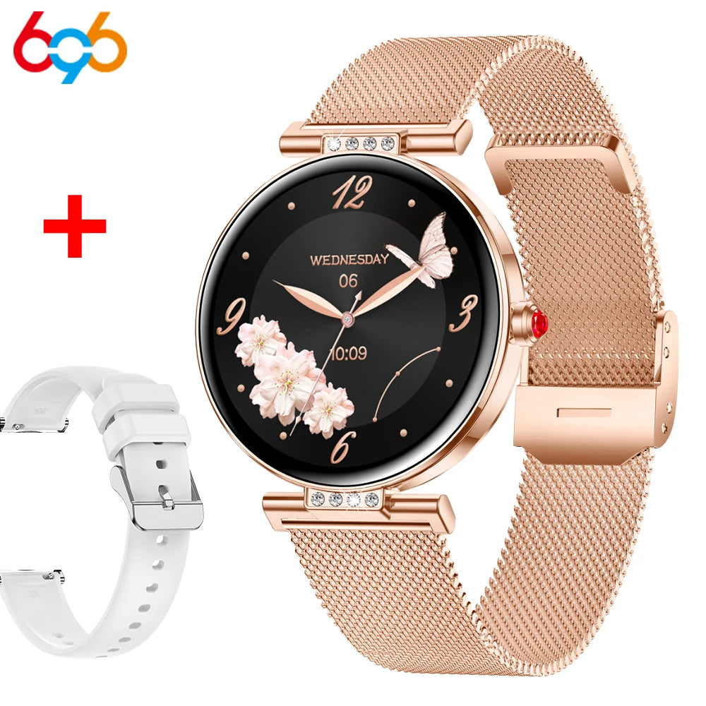 Lady Smartwatch Information Push Amoled Screen BT Call Smart Watch Women's Health Monitor Sports 6.2mm Ultra-thin All Metal Case Oasis Select GDWHS A GDM