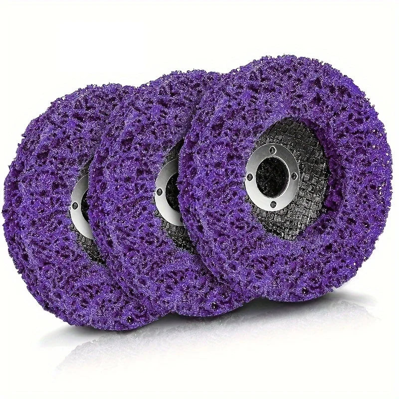 SLADE 100mm Coral Poly Strip Disc – Rust & Paint Remover Wheel Abrasive Strip Disc Oasis Select 100MM 3PCS