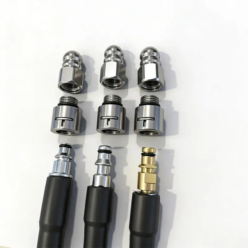 1Pcs External Thread Connect Cleaning Nozzle Tips 1/4 3/8 Inch Pressure Washer Adapter K Series For Karcher/Lavor Oasis Select