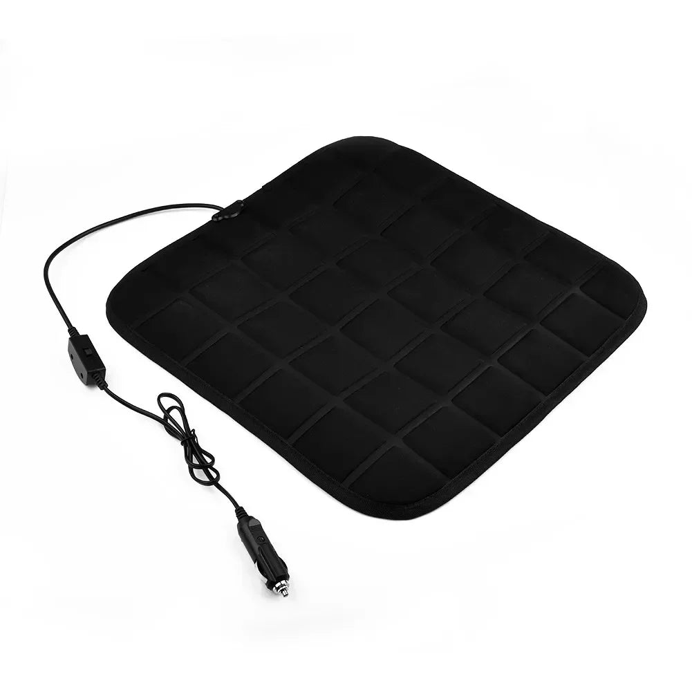 Electric Heating Pads 12V Car Seat Heated Cover Universal Front Seat Cushion Adjustable Temperature Winter Auto Seat Warmer Oasis Select