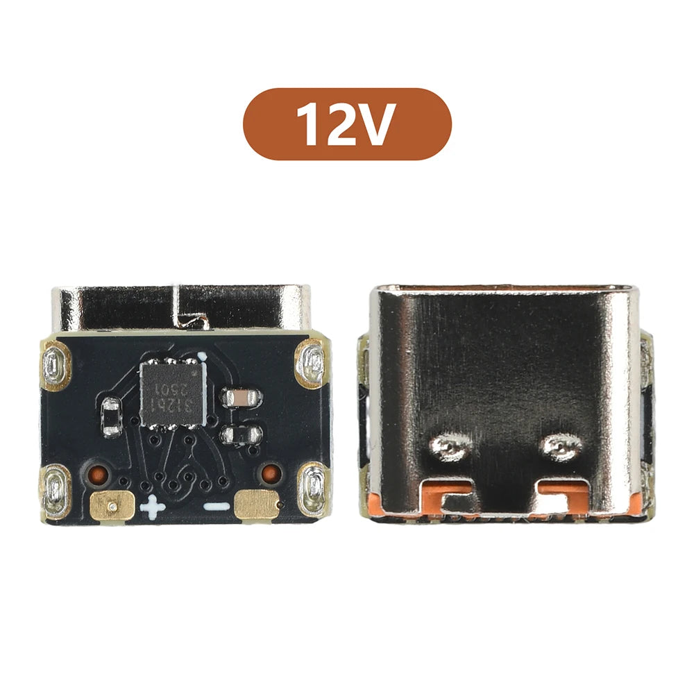 Mini Fast Charging Module PD QC Trigger 9V 12V 15V 20V Fixed Output for Smartphones Tablets In-Car Devices Universal Compatibili Oasis Select 12V