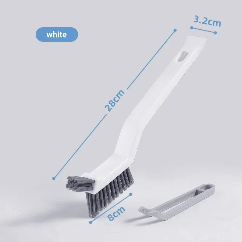 Effective Cleaning Brush for Corners and Gaps - 2-in-1 Multipurpose Bathroom and Floor Tiles Cleaning Brush Oasis Select