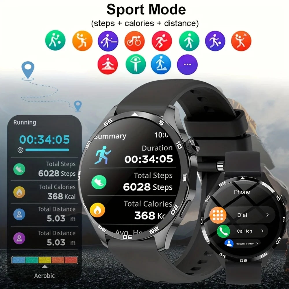 ERUN Smartwatch 1.46" Touchscreen | Fitness Tracker & Calls