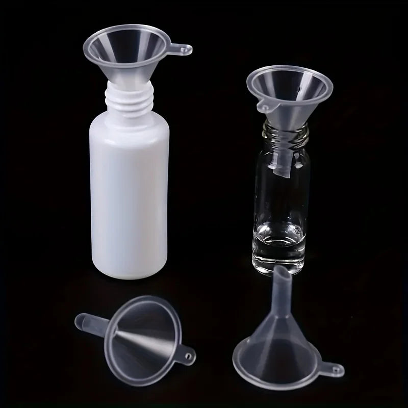 5/10pcs Transparent Plastic Funnel - Mini Liquid Filling Tool for Perfume Essential Oil Crafts Funnel Oasis Select