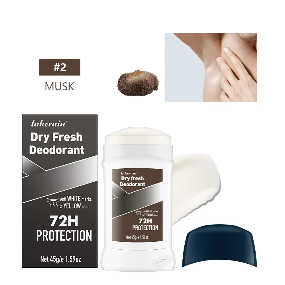 Lakerain UltraClear 72H Antiperspirant Deodorant Stick for Men