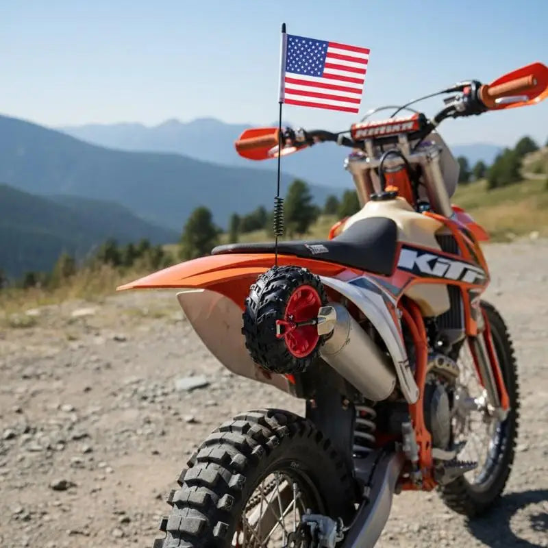 Set High Vis Mini Vehicle Tire Rear Decor; Durable Mini Spare Tire Kit; Easy Install for Extended Travel Oasis Select