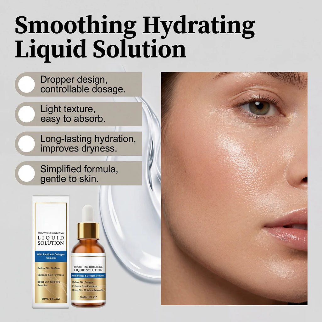 Smoothing Hydrating Face Serum – Moisturize & Soften Skin