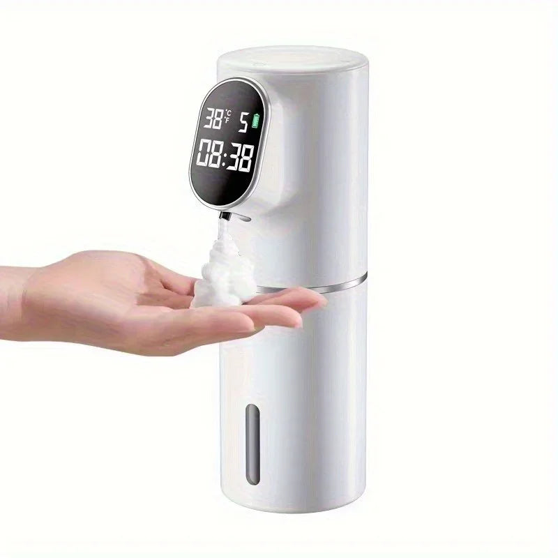 Automatic Foam Soap Dispenser LED Display | USB Wall & Desktop