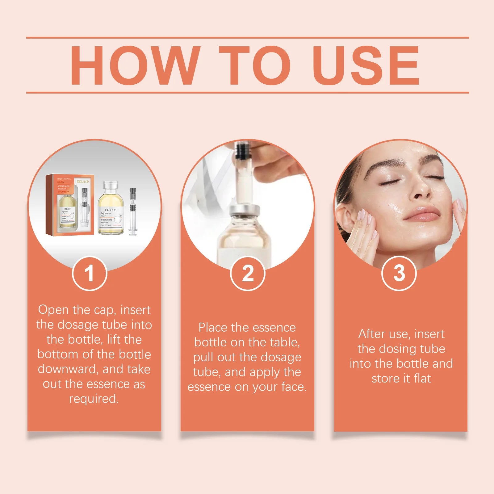 EELHOE Salmon Oil Face Serum – Hyaluronic Acid & Pore Minimizer Face Serum Oasis Select