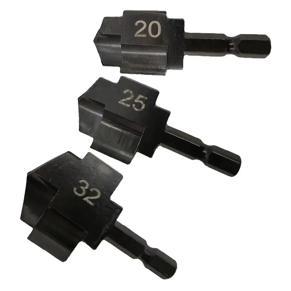 1/3Pcs Water Pipe Expansion PPR Lifting Stepped Drill Bit For Plumber Repairing Hexagon Shank Step Drill 6.35mm Oasis Select
