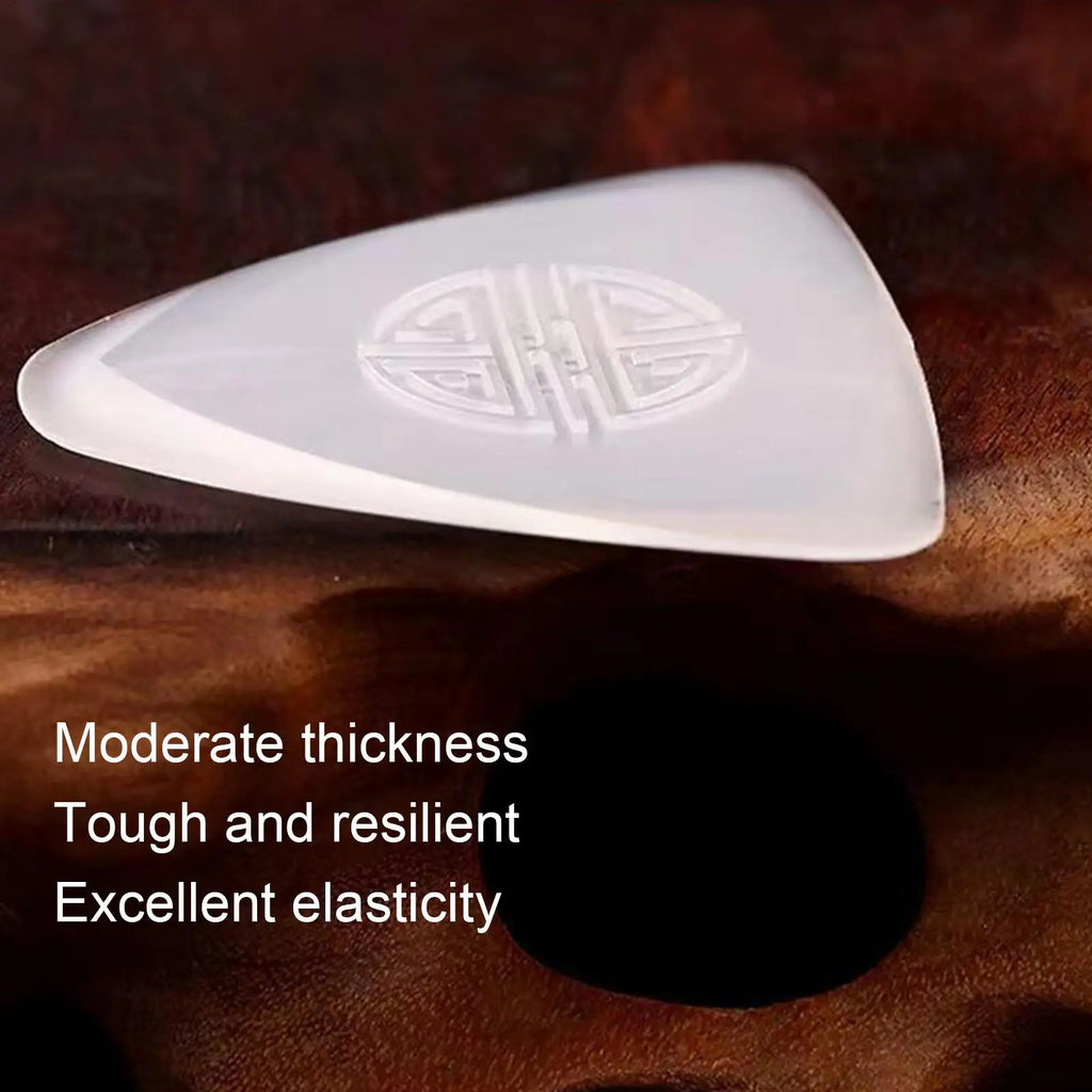 1PC Ruan Pick Plectrum for Stringed Musical Instrument Bulk Guitar Picks Zhongruan Acoustic Nylon Liuqin Playing Training Tools Oasis Select
