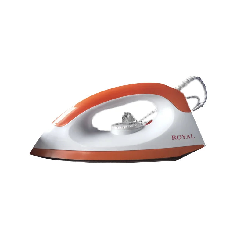 Electric Iron 1000W 5 Gear Adjustable Household Dry Ironing without Water Iron Hot Drilling Heat Transfer for Home Travel Oasis Select orange EU