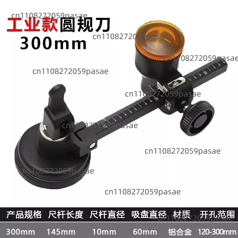 Adjustable Circular Glass Cutter Compass Tool – Hole Opener