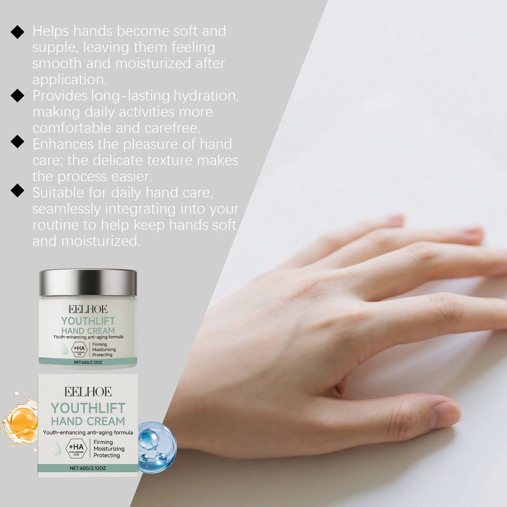 2026 New EELHOE Retinol Hand Cream Firming Moisturizing Hyaluronic Acid Dry Hands Soft Daily Gentle Hand Care Cream 60g Oasis Select