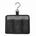 3-Compartment Mesh Hanging Toiletry Bag with Hook | Shower Bag