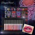 Dragon Ranee Glitter Lip Gloss Set – 12 Shades, Waterproof