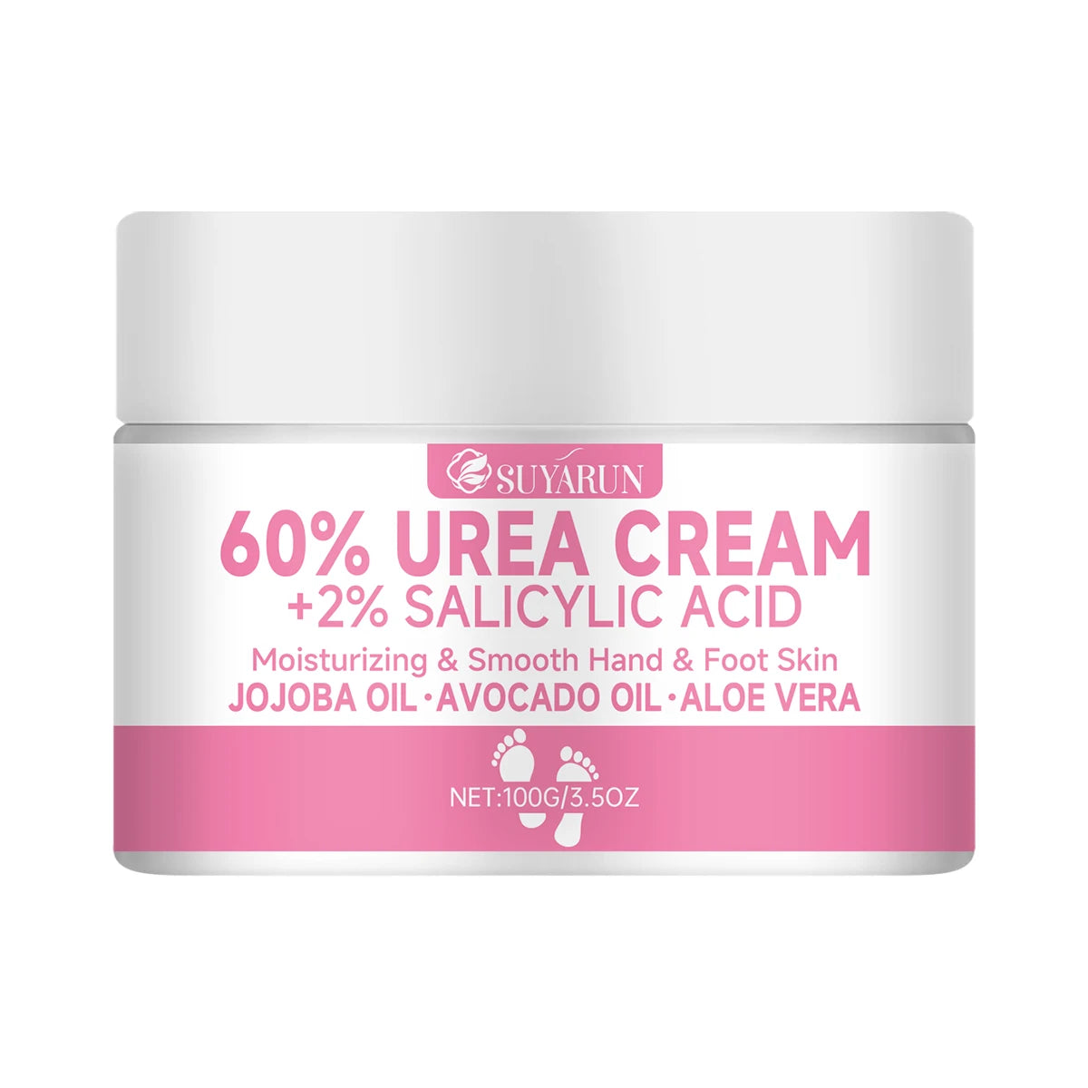 SUYARUN 60% Urea Foot Cream – Callus Remover & Deep Moisturizer Urea Foot Cream Oasis Select 100g