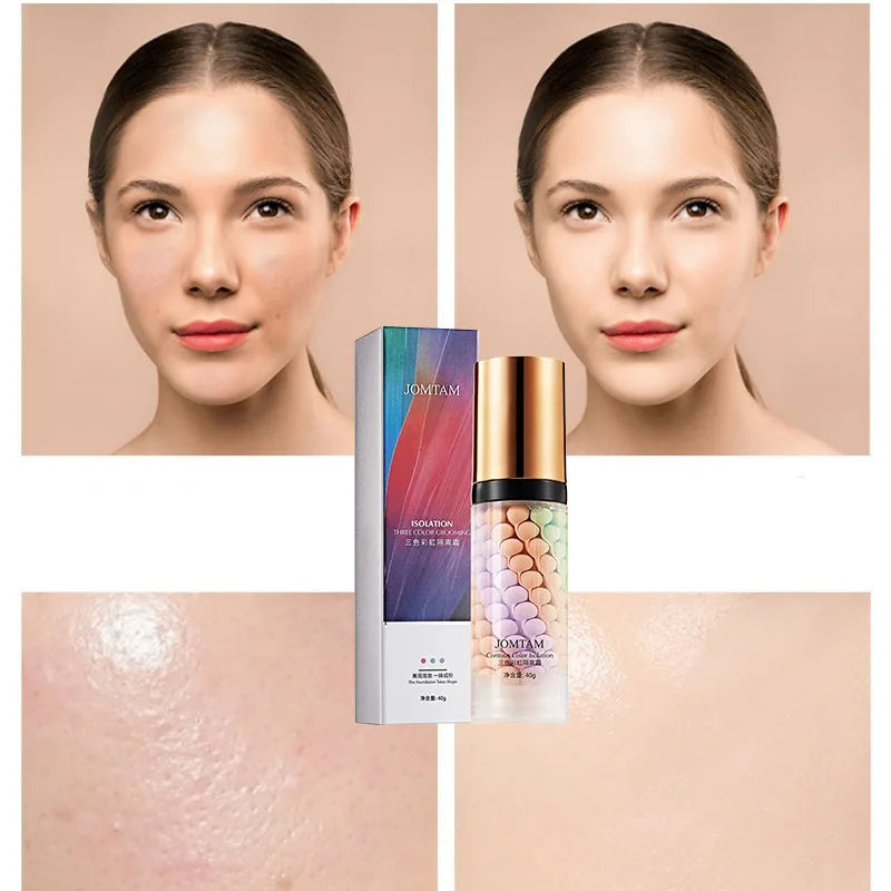 Three-color Repair And Isolation Cream Protective Primer Before Makeup Moisturizing Isolation Milk 40g Oasis Select