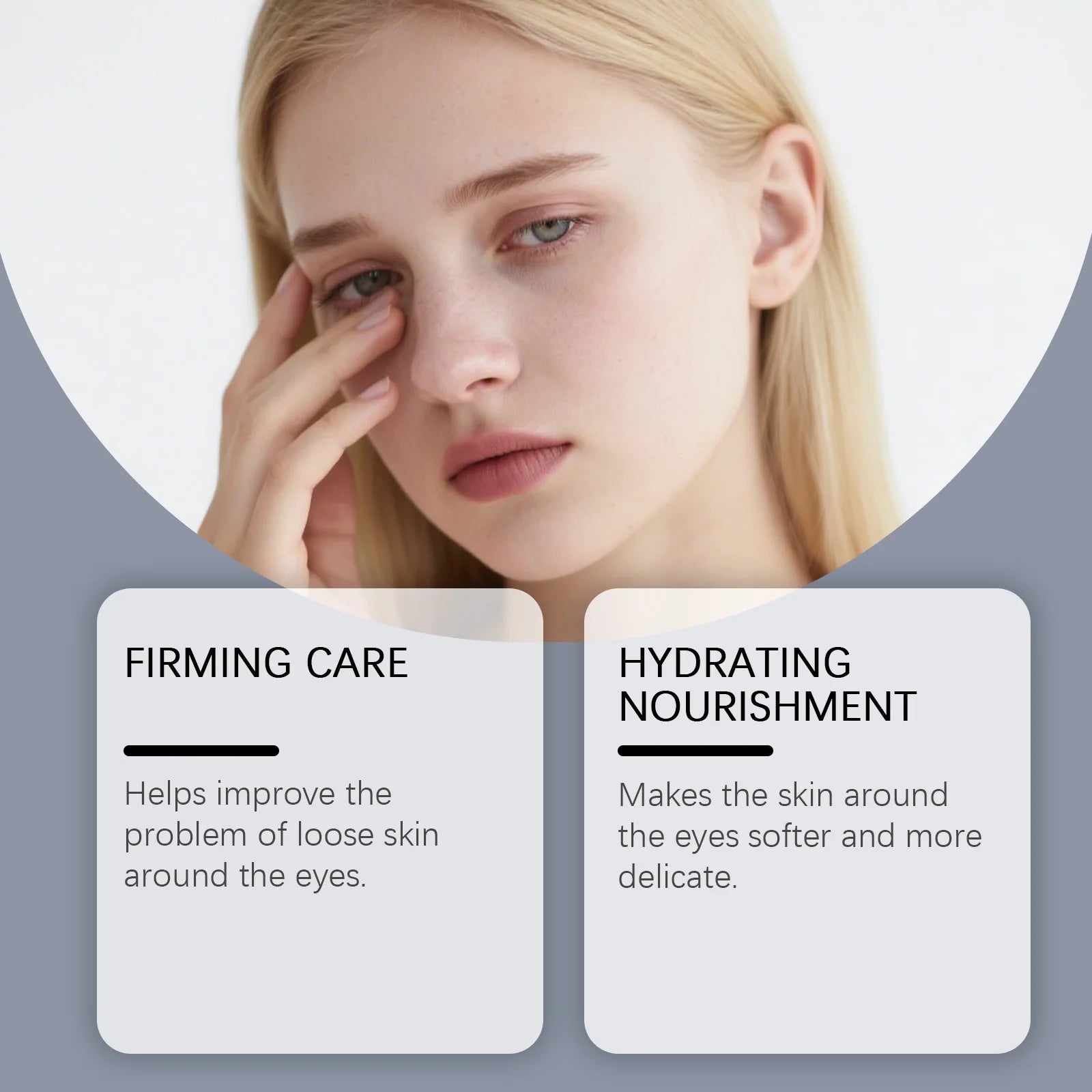 Moisturizing Eye Cream Refreshing Moisturizing Fades Fine Lines Hydrating Plumping Gentle Skin-Friendly Delicate Eye Area Skin Oasis Select