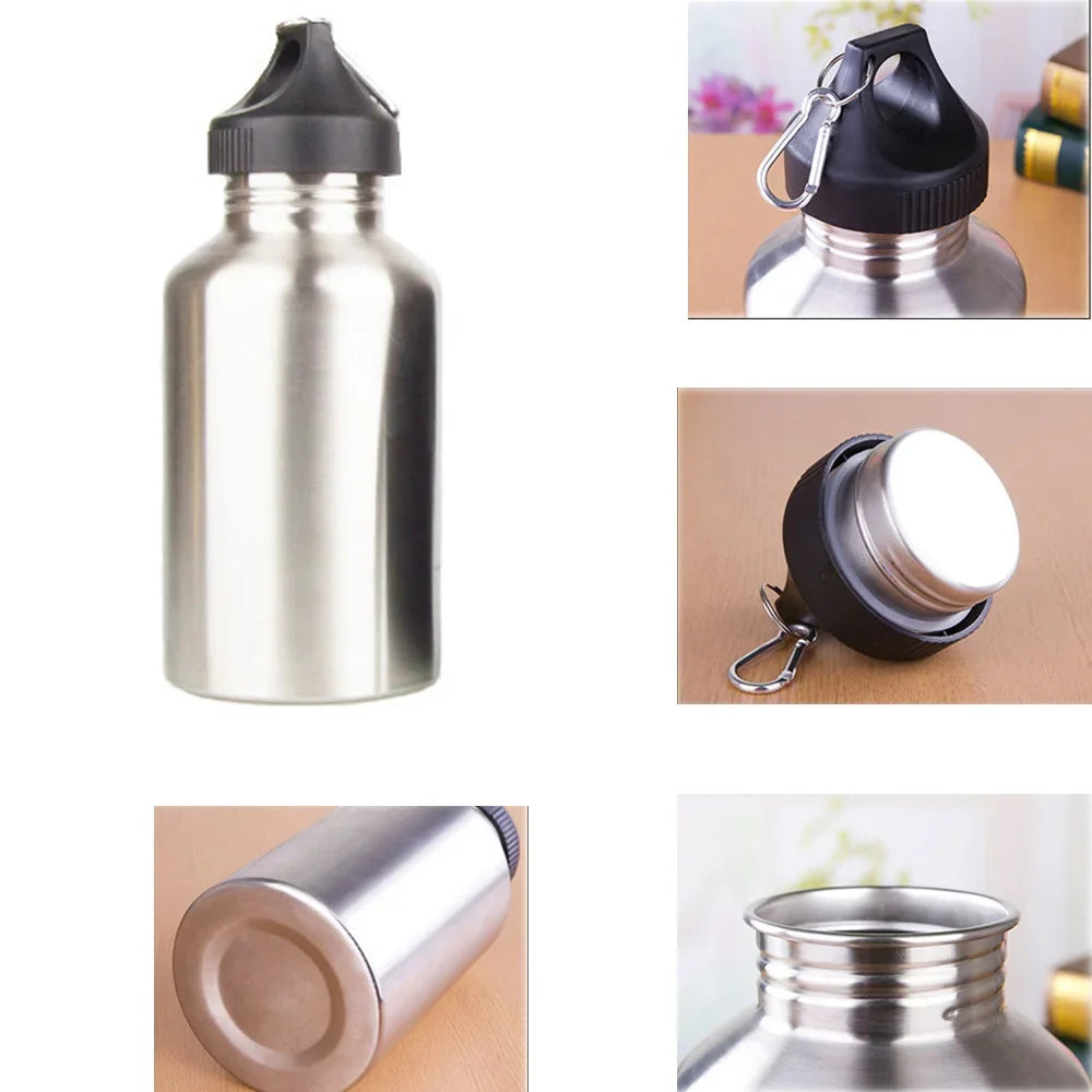 2000ML Sport Water Bottle Set for Camping Hiking Bicycle Cycling Wide Mouth Drink Jug with Neoprene Carrier Insulated Cover Bag Oasis Select