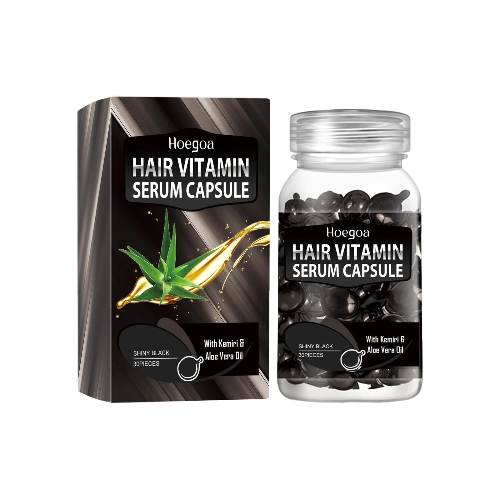 Smooth Hair Vitamin Capsule Repairing Frizzy Dry Improve Split Oasis Select Aloe