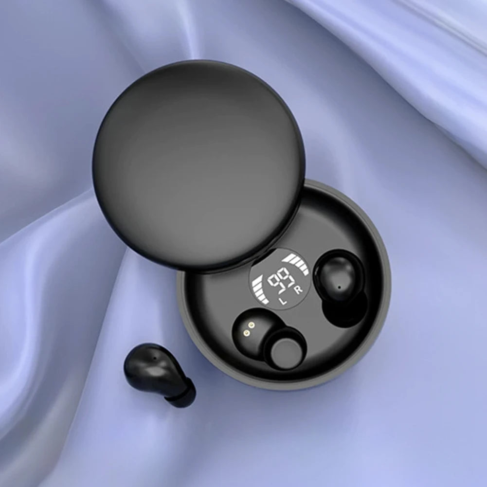 Mini Invisible Bluetooth 5.4 TWS Earbuds – Sleep & Sport