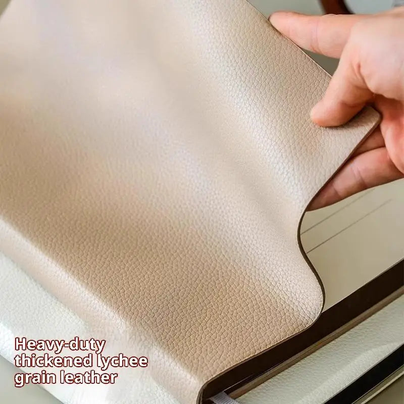 1pcs Business Notebook B5 A5 A6 Thick Leatherette Business Notebook Office Notepad Soft Cover Litchi Pattern Journal for Work Oasis Select