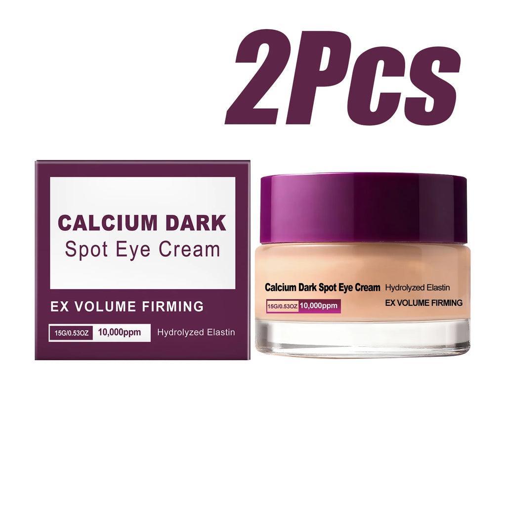 Calcium Dark Spot Eye Cream Collagen Boosting Wrinkle Smoothing Anti-Aging Firming Eye Cream for Wrinkles Puffiness Hydrating Oasis Select 2 x 15g Boxed
