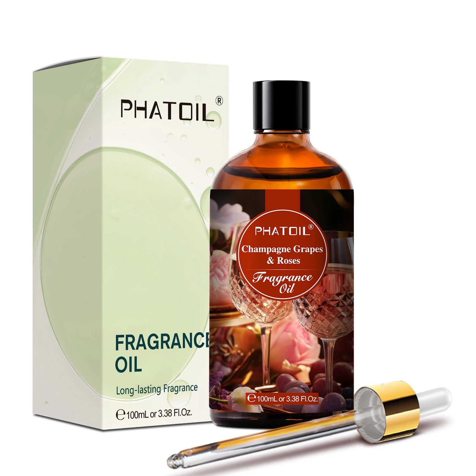 PHATOIL 100ml Fragrance Oil with Dropper | 15 Scents for DIY
