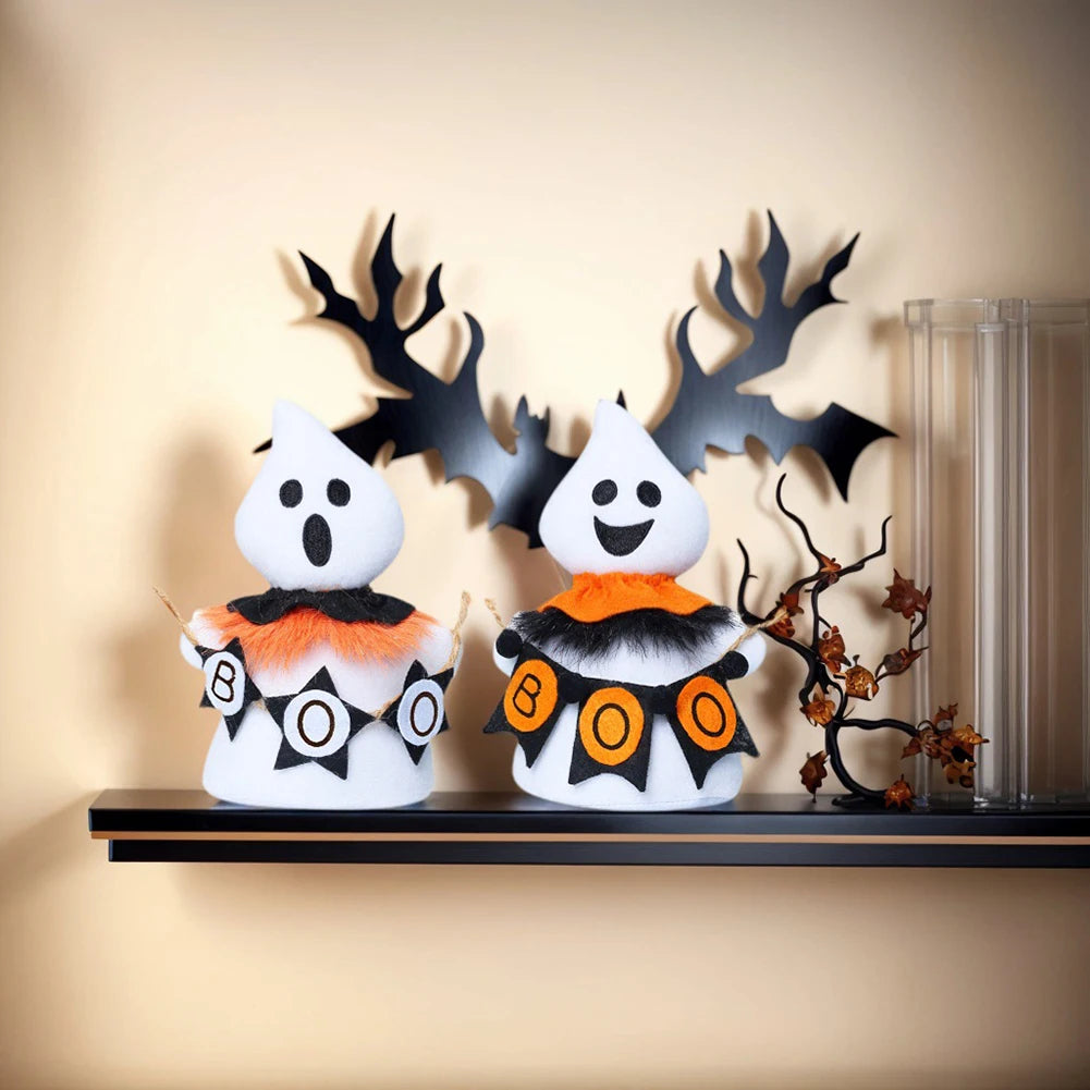 Halloween Mini Ghost Plush Doll | Spooky Table & Porch Decor