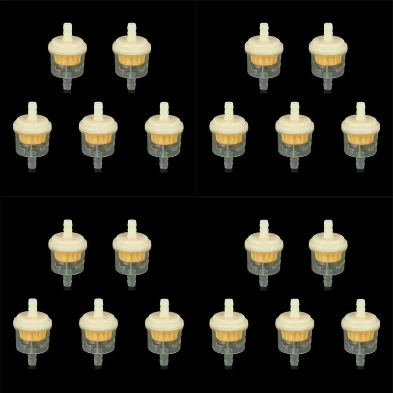 5-30pcs Motorcycle Gasoline Gas Fuel Filter Universal Car Inner Fuel Filters Motorcycle Moped Scooter Dirt Bike Fuel Filter Tool Oasis Select 20pcs