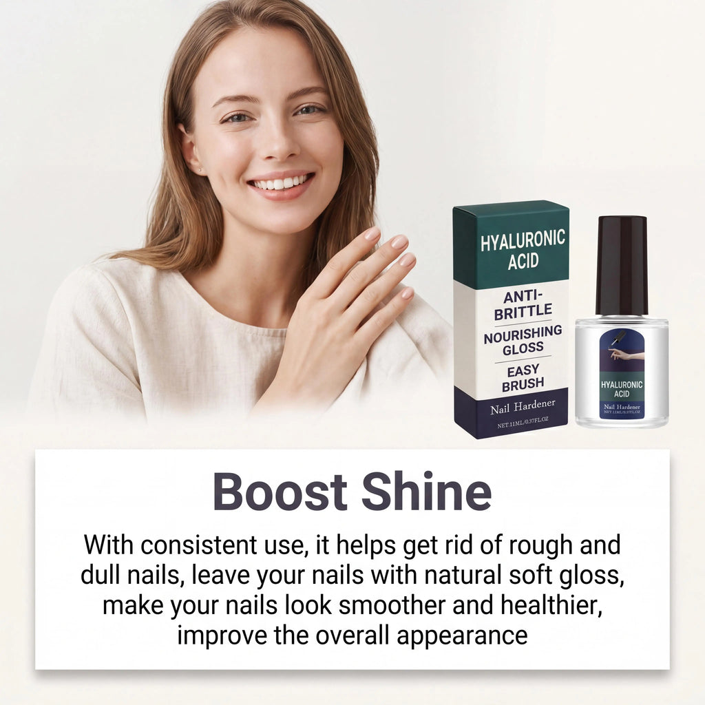 Plant-Based Nail Hardener Drops – Hyaluronic Acid & Jojoba Nail Treatment Drops Oasis Select