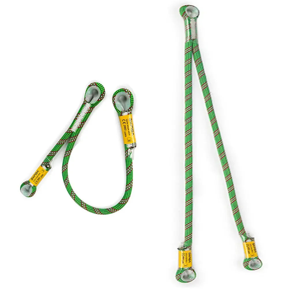 22kn Braided Prusik Cord Loop Sewn Eye to Eye Y V shaped rescue fall protection Safety Lanyard Protection Point Rope Oasis Select