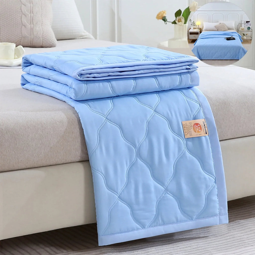 New Double Sided Cooling Blanket Cold Effect Skin-Friendly Conditioning Quilt Spring Summer Breathable Cooler Quilt Oasis Select Blue One Size