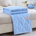 New Double Sided Cooling Blanket Cold Effect Skin-Friendly Conditioning Quilt Spring Summer Breathable Cooler Quilt Oasis Select Blue One Size