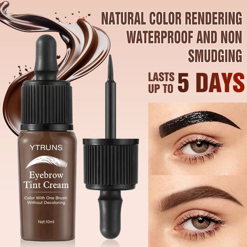 YTRUNS Peel Off Eyebrow Tint Cream – Waterproof Long Lasting