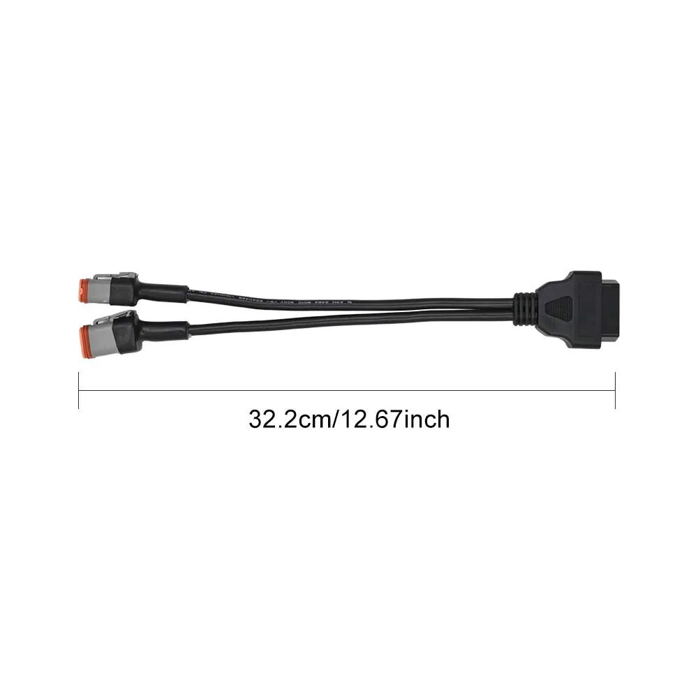 2-in-1 Motorcycle OBD2 Connector – 4 & 6 Pin Harley Adapter OBD2 Diagnostic Adapter Oasis Select
