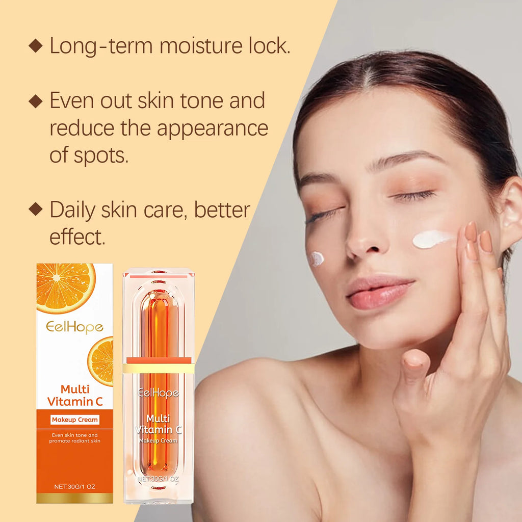 Eelhope Vitamin C Face Cream – Brighten, Tone & Conceal Pores Vitamin C Tone-Up Cream Oasis Select