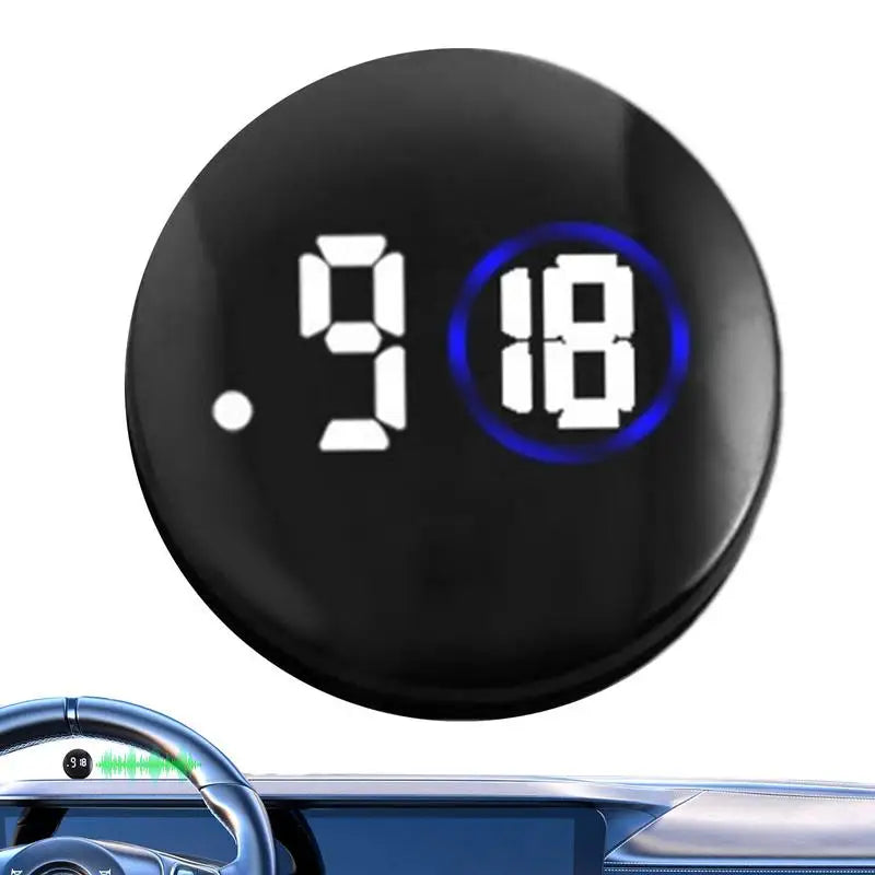 Mini Car Clock Quartz Motorcycle Clock Stick On Car Dashboard Luminous Quartz Clock Car Vent Multifunctional Analog Clock Watch Oasis Select