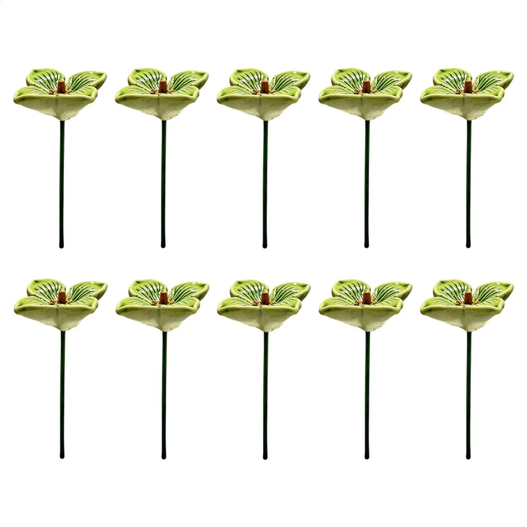 Bee Watering Station – 10 Ceramic Flower Feeders for Garden
