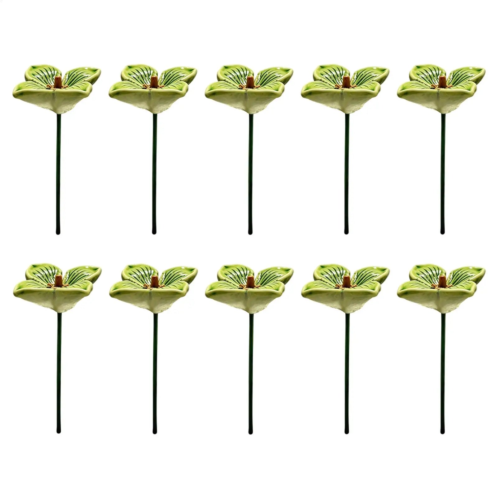 Bee Watering Station – 10 Ceramic Flower Feeders for Garden