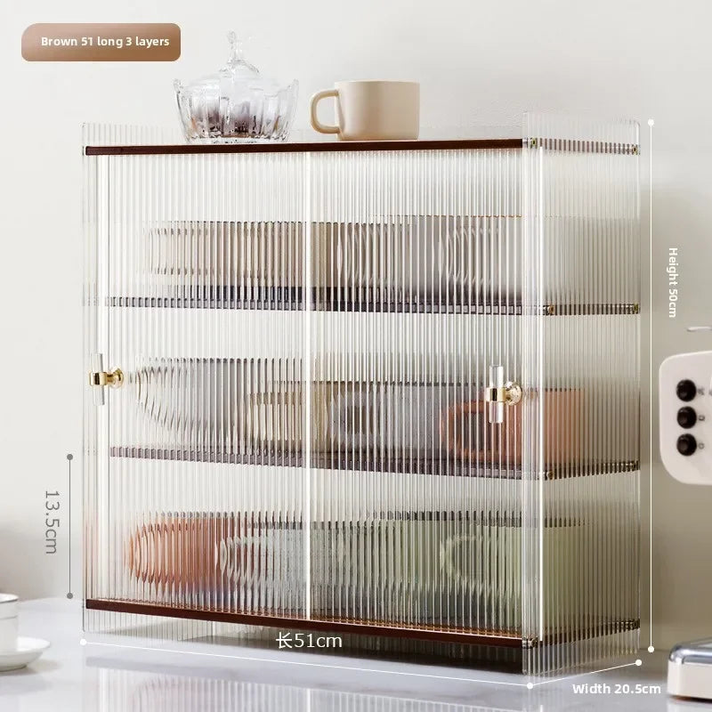 Dust-proof cup storage rack, cup holder, water cup storage rack, tea set, cup holder, coffee cup, mug storage box. Oasis Select Upright D