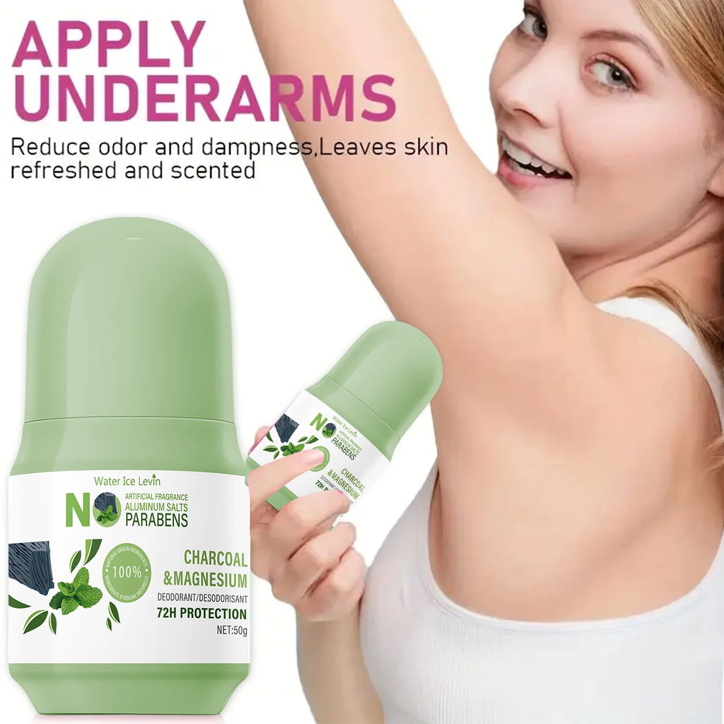 Natural Deodorant Stick – 72H Charcoal & Magnesium, Aluminum-Free Natural Deodorant Stick Oasis Select
