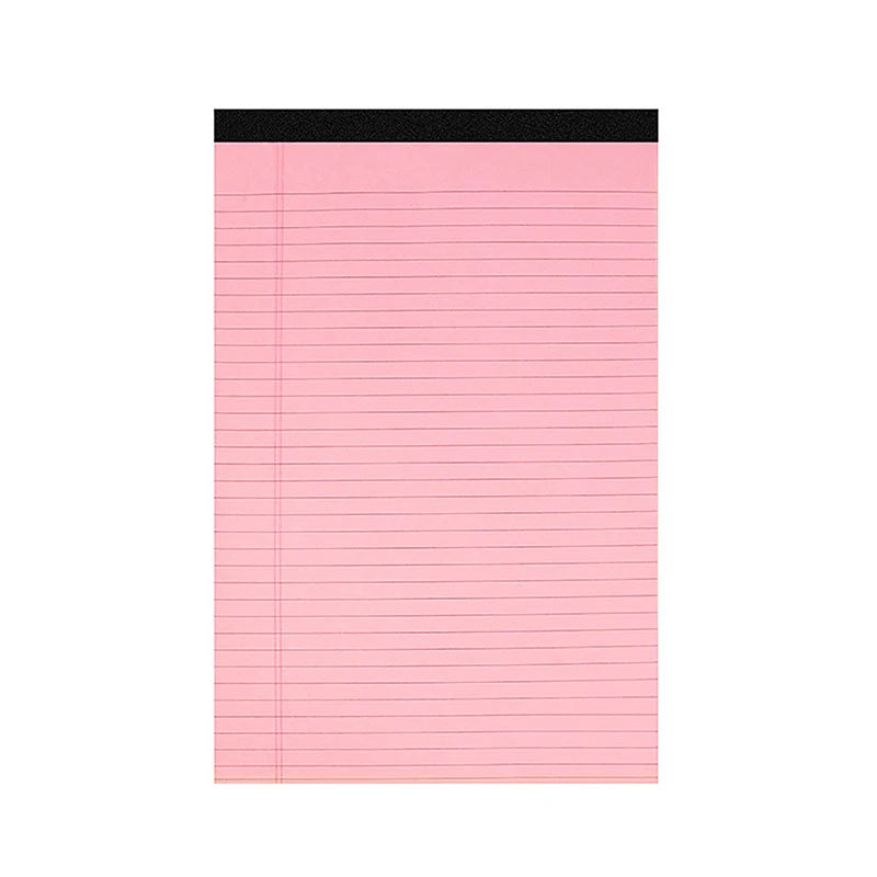 Tearable Legal Pad Office Supplies Ink-proof Tear-off Pages Writing Sheet Paper Notepad Simple Lined Paper Scribbling Book Oasis Select Pink