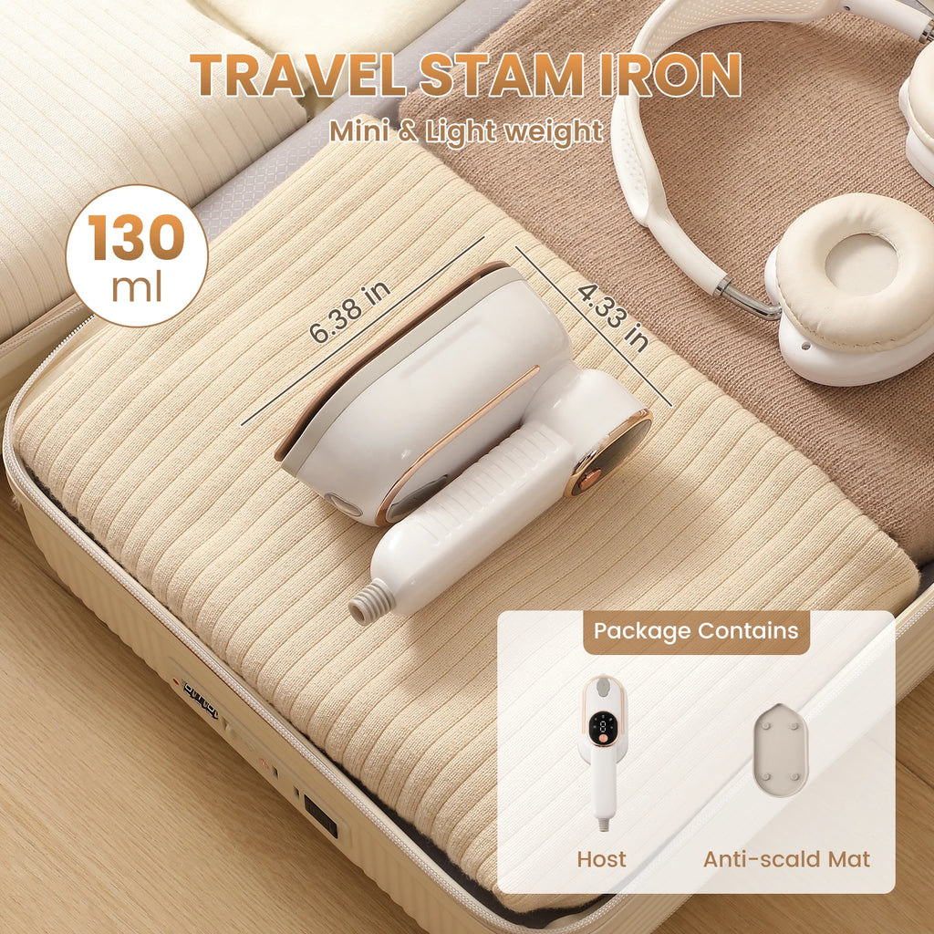 URGGU Portable Handheld Steam Iron & Garment Steamer