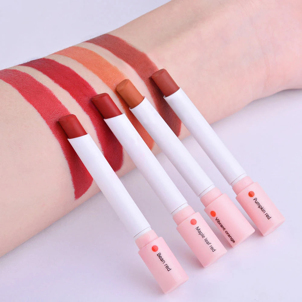 4 Colors Makeup Lipstick Cosmetics Lipstick Set Lip Tint Lip Gloss Waterproof Maquillaje Matte Long Lasting Make Up Pomade Kits Oasis Select