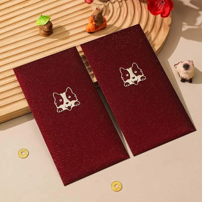 6Pcs Happy Birthday Red Envelope Hot Stamping Creative Red Pocket Red Pocket For Lucky Money Birthday Wedding Red Gift Envelopes Oasis Select A6