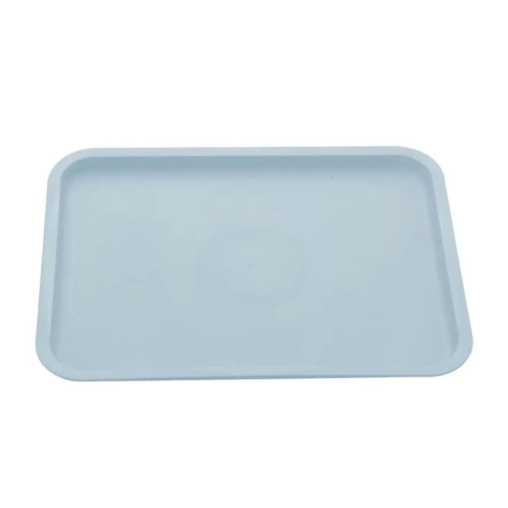 Northern Europe Plastic Storage Tray Multicolor Rectangular Food Bread Pan Hotel Service Tray Dessert Pallet Kitchen Supplies Oasis Select light blue