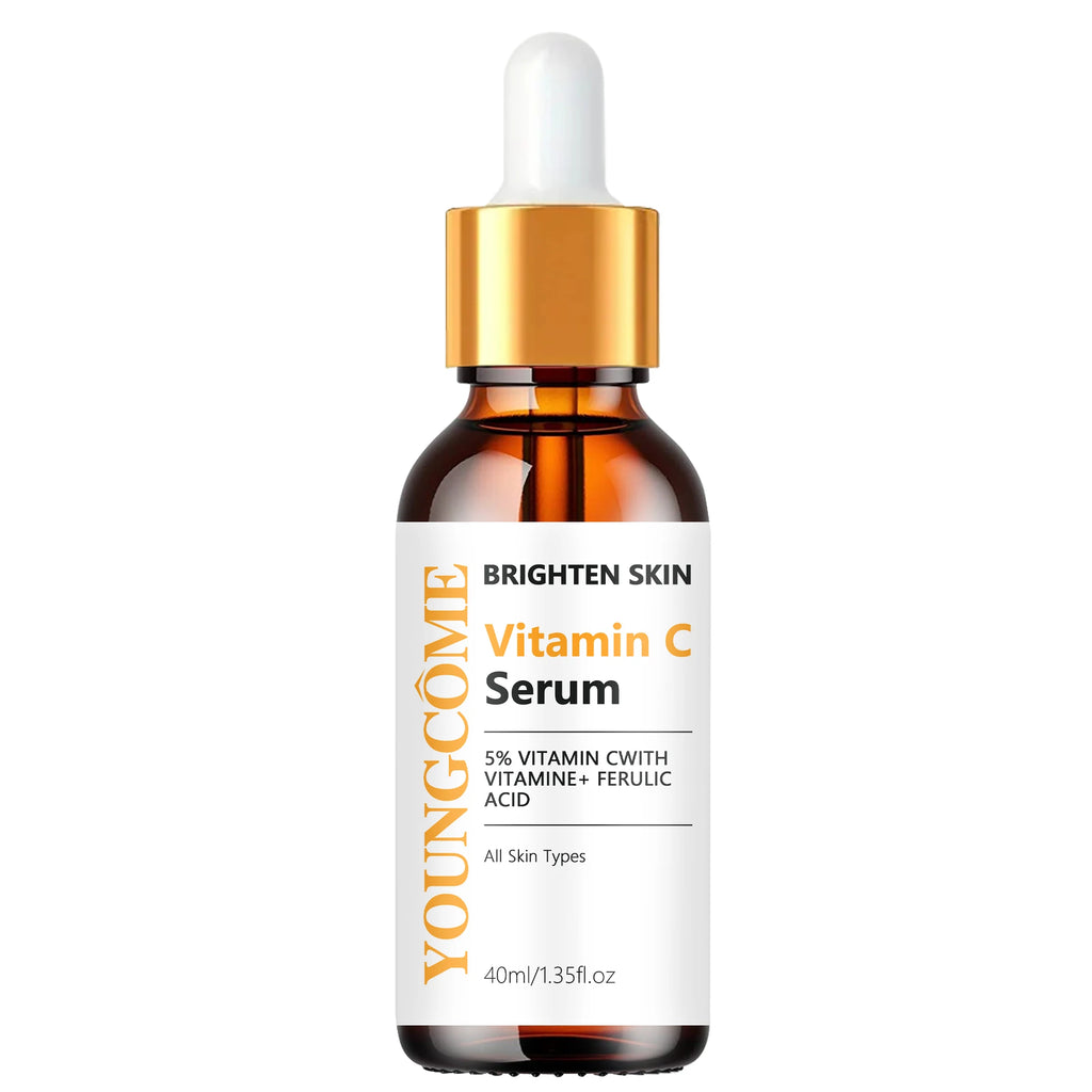 Vitamin C Serum with Vitamin E & Ferulic Acid, Brighten skin Serum for All Skin Types, Daily Conditions Face Serum Oasis Select 40ml