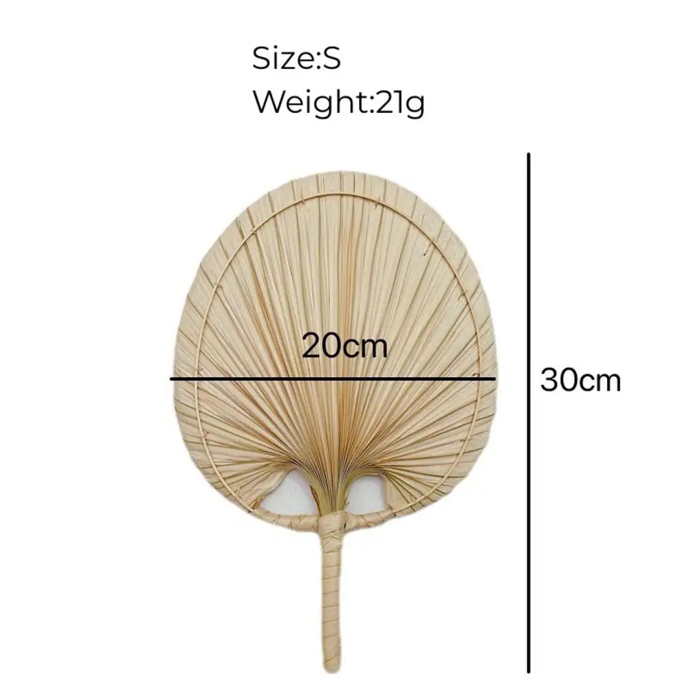 1pc Hand-Woven Woven Straw Hand Fan Old Summer Natural Environmentally Friendly Hand-Woven Fan Decorative Fan For Home Decor Oasis Select S China Other